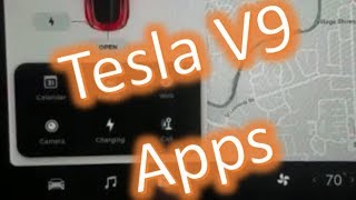 Tesla Model 3 New V9 App Launcher and Apps [upl. by Nudnarb]