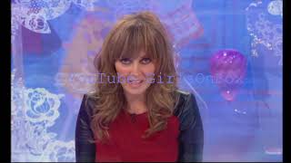 Carol Vorderman  Half Leather Dress  LW Pictures 2013 [upl. by Ahsin688]