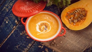 Recette  Soupe de butternut et potimarron [upl. by Bobby]