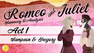 Act 1 Sampson amp Gregory  Romeo amp Juliet  Summary and Analysis  One Day Ahead [upl. by Nerin]