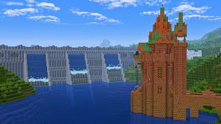 I Built a Functional Dam in Minecraft [upl. by Collins7]