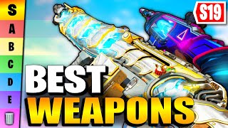 RANKING The BEST WEAPONS In Apex Legends Season 19 Tier List [upl. by Akcemat]