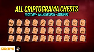 All Criptograma Chests and Criptograma Chart in Far Cry 6 Locations  Walkthrough  Rewards [upl. by Nylcoj]