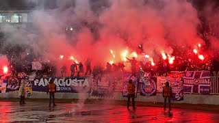 Famagusta piro show in Belgrade Partizan  Anorthosis [upl. by Lenz482]