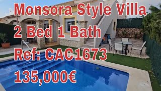 CAC1673 Stunning Monsora Style Villa For Sale On Costa Calida Puerto De Mazarron In Camposol [upl. by Uziel]