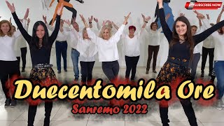 Duecentomila ore  Ana Mena  SANREMO 2022  Coreografia  Baile en linea  line DANCE  BALLO [upl. by Esmerolda]