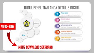 Cara Membuat Presentasi Tugas Akhir Skripsi atau Thesis di Powerpoint [upl. by Olsson]