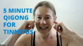 5 Minute Qigong For Tinnitus 1  Tapping  Qigong For Ringing in the Ears  Qigong for Seniors [upl. by Hakilam]