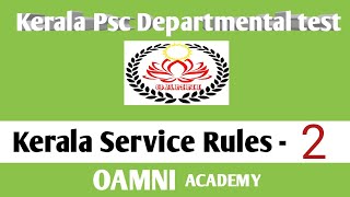 Kerala Psc Departmental test classesKSR  Kerala Service Rules  2  Pay  AllowanceSuspension [upl. by Garges]