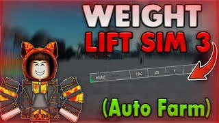 Weight Lifting Simulator 3 AutoFarm Hack ScriptWORKING 12Oct18 [upl. by Papageno]