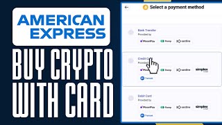 How To Buy Crypto With American Express Card 2024 Simple Guide [upl. by Einaffyt171]