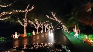 Christmas Lights on FL Hwy A1A 2019 [upl. by Lyrehs]