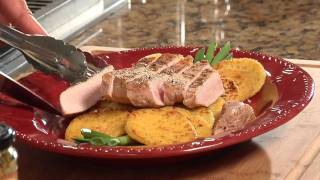 Argentinean Grilled Pork with Red Chimichurri  HEB Recipes [upl. by Annoirb]