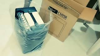 Unboxing my new guitar Cort X100 and cort Amp 15 w [upl. by Ynhoj62]