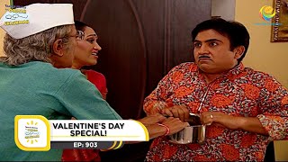 Ep 903  Valentines Day Special  Taarak Mehta Ka Ooltah Chashmah  Full Episode  तारक मेहता [upl. by Anuhsal]