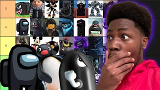 The Black Character Tierlist [upl. by Eenaj]