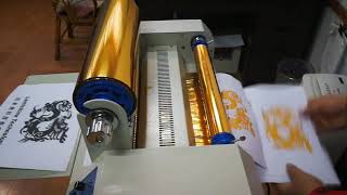 DF350 Digital foiling machine working demonstration [upl. by Anyak60]