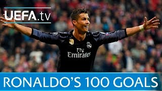 Cristiano Ronaldo  Watch all of his 100 European goals [upl. by Lonnie]