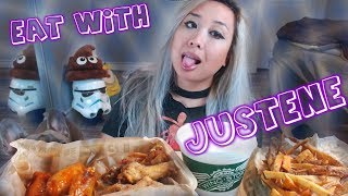 Wingstop EXTREME CARTILAGE CRUNCH minimal talking  mukbang [upl. by Brownson]