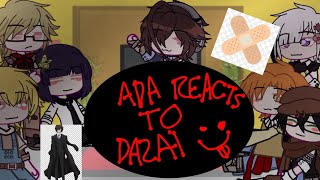 ADA reacts to Dazai Osamu 🤪 [upl. by Iblok625]