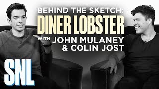 Behind the Sketch Diner Lobster with John Mulaney and Colin Jost  SNL [upl. by Esma690]