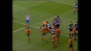 Barbarians vs Australia  1988 Rugby Match Cardiff Highlights [upl. by Sorcim]