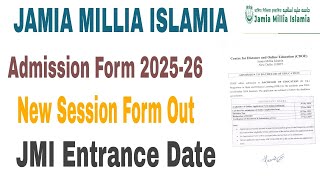 Jamia Millia Islamia Admission form 202526 Eligibility Criteria fees form CUET UG PG form 2025 [upl. by Runkle]