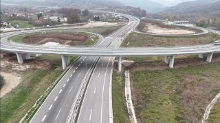 Petlja Pakovraće i tunel Laz  dron i auto snimak [upl. by Pendleton]