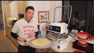 Making Tavern Style Pizza in a Proluxe Dough Press [upl. by Crain]