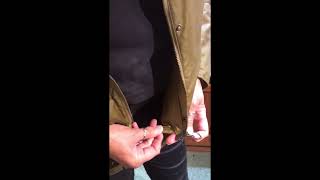 Barbour Two Way Zip Tutorial [upl. by Shlomo]