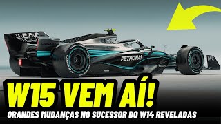 MERCEDES W15 F1 2024 REVOLUÇÃO COM NOVO CHASSI E ESTRATÉGIA AERODINÂMICA [upl. by Bihas]