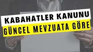 5326 SAYILI KABAHATLER KANUNU BAŞTAN SONA GÜNCEL MEVZUAT [upl. by Assiralk680]