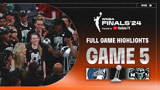 Minnesota Lynx vs New York Liberty  FULL GAME HIGHLIGHTS  WNBA Finals Game 5 [upl. by Haleemak]