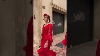 Traje de flamenca  Modelo plumeti  Madre e hija [upl. by Oyr154]