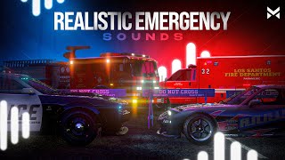 Realistic Emergency Sounds  FiveM Sound Pack [upl. by Gert]