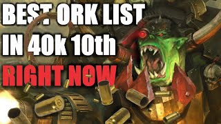 Warhammer 40ks BEST ORK list Currently In 10th ED [upl. by Idelia]