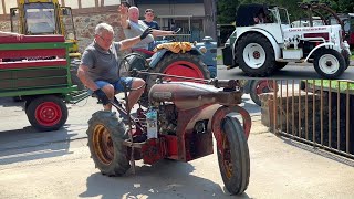 TraktorRaritäten kommen 9 Bulldog und Schleppertreffen in Schlierbach Freitag 19072024 Odenwald [upl. by Mosa]