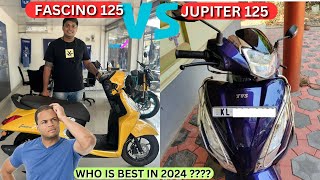 2024 YAMAHA FASCINO 125 VS JUPITER 125 MALAYALAM [upl. by Aicenek835]