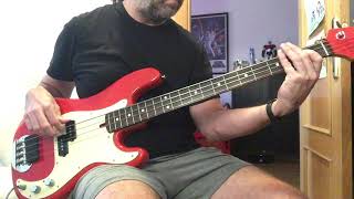 Lakland 4464 Bob Glaub Jamerson type bassline Motown sound [upl. by Aseel]