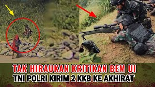 TNI POLRI MENUNJUKKAN KEBOLEHANNYA 2 KKB T3WAS DITEMB4K [upl. by Ahsenhoj]