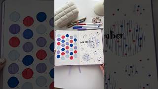 November bullet journal ideas💙🤍❤️ w matching press ons planwithme bulletjournal bujo [upl. by Willcox179]