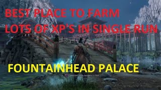 Fountainhead Palace Best place to Farm massive XP Sekiro™ Shadows Die Twice [upl. by Baggs400]