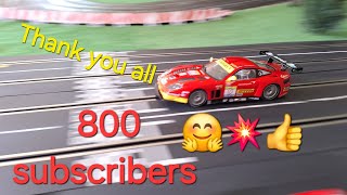 800 Subscribers Thank you Friends slotcar slotcarracing slotcarsareback carreraslotcars hobby [upl. by Elocan674]