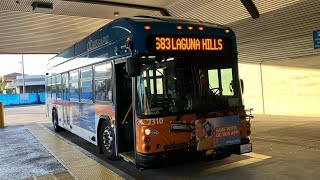 OC Fair Express Route 683 Westbound Laguna Hills to OC Fair Full Route [upl. by Questa]