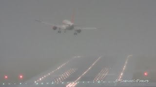 Landings during a HUGE STORM  Madeira 271114 [upl. by Nitsrik]