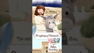 EASTER PROPHECY MESSIAH PALM SUNDAY · THE TRIUMPHAL ENTRY · BIBLE STORIES FOR CHILDREN KIDS shorts [upl. by Nebra]