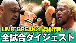 【フィニッシュ集】新日本プロレス同期の真壁刀義と藤田和之が25年振りの対決！小峠篤司が大爆発！秋山準に喧嘩ファイトを仕掛けた！【320 LIMIT BREAKexはレッスルユニバースで生中継】 [upl. by Ellehcirt]