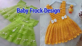 Baby Frock DesignQureshia Design FrockCrochet Frock [upl. by Mariette]