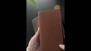 Mens Faux Leather Long Wallet 90 off on Temu New order Trick [upl. by Ecire]