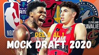 MOCK DRAFT NBA 2020 TOP 5 MEJORES JUGADORES [upl. by Flosi]